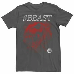 Licensed Character Men's Jurassic World #BEAST T-Rex Bite Tee Navy