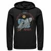 Licensed Character Men's NASA Explore The Universe Circle Portrait Hoodie White -Licensed Character Shop unnamed file 26275