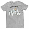 Licensed Character Men's Nickelodeon Avatar The Last Airbender Aang And Penguins!! Portrait Tee Silver -Licensed Character Shop unnamed file 26299