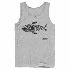 Licensed Character Men's Nintendo Legend Of Zelda Links Awakening Whale Glyph Portrait Logo Tank Red -Licensed Character Shop unnamed file 26311
