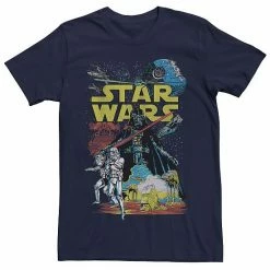Licensed Character Men's Star Wars Empire Classic Scenes Tee Navy -Licensed Character Shop unnamed file 26321