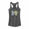Licensed Character Juniors' MTV 90's Style Pop Art Logo Tank Top Charcoal -Licensed Character Shop unnamed file 26347