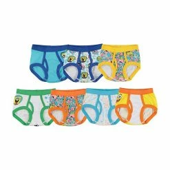 Licensed Character Toddler Boy SpongeBob SquarePants 7-Pack Character Print Briefs