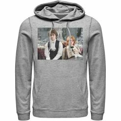 Licensed Character Men's Goblet Of Fire Harry And Ron Photo Real Hoodie Red -Licensed Character Shop unnamed file 26367