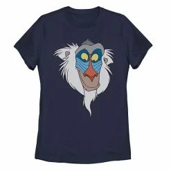Licensed Character Juniors' Disney's Lion King Rafiki Face Tee Black -Licensed Character Shop unnamed file 26387
