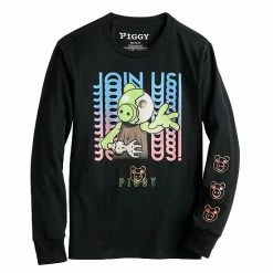 Licensed Character Boys 8-20 Piggy Join Us Phatmojo Video Game Long Sleeve Graphic Tee
