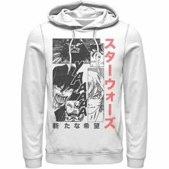 Licensed Character Men's Star Wars Manga Comic Panels Hoodie Athletic Heather -Licensed Character Shop unnamed file 26404