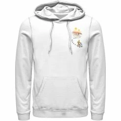 Licensed Character Men's Star Wars Droid Dessert Footprints Pocket Hoodie White -Licensed Character Shop unnamed file 26407