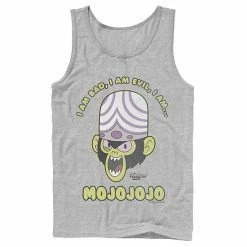 Licensed Character Men's Cartoon Network Mojo Intro "I Am Bad, I Am Evil, I Am... MOJOJOJO" Tank Charcoal -Licensed Character Shop unnamed file 26432