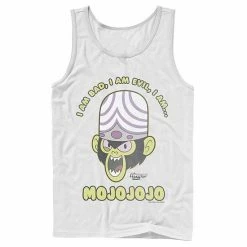Licensed Character Men's Cartoon Network Mojo Intro "I Am Bad, I Am Evil, I Am... MOJOJOJO" Tank Charcoal -Licensed Character Shop unnamed file 26433