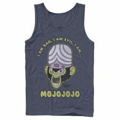 Licensed Character Men's Cartoon Network Mojo Intro "I Am Bad, I Am Evil, I Am... MOJOJOJO" Tank Charcoal -Licensed Character Shop unnamed file 26435