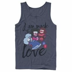 Licensed Character Men's Cartoon Network Steven Universe I Am Made Of Love Tank Athletic Heather -Licensed Character Shop unnamed file 26439