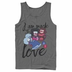 Licensed Character Men's Cartoon Network Steven Universe I Am Made Of Love Tank Athletic Heather -Licensed Character Shop unnamed file 26440