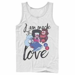 Licensed Character Men's Cartoon Network Steven Universe I Am Made Of Love Tank Athletic Heather -Licensed Character Shop unnamed file 26441