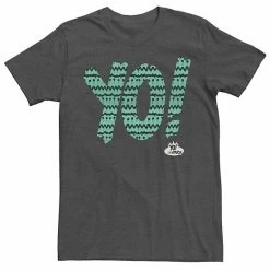 Licensed Character Men's MTV Yo Retro Pattern Fill Tee Charcoal Heather -Licensed Character Shop unnamed file 26451