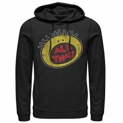 Licensed Character Men's Nickelodeon All That Classic Vintage Face Logo Title Hoodie White -Licensed Character Shop unnamed file 26460