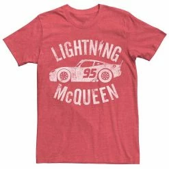 Licensed Character Men's Disney Pixar Cars 3 Lightning McQueen Poster Graphic Tee Charcoal -Licensed Character Shop unnamed file 26478