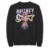 Licensed Character Men's Britney Spears Snake Portrait Sweatshirt Navy -Licensed Character Shop unnamed file 26479