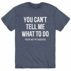 Licensed Character Men's "You Can't Tell Me What To Do" Tee Black -Licensed Character Shop unnamed file 2648