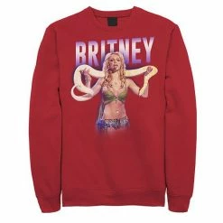 Licensed Character Men's Britney Spears Snake Portrait Sweatshirt Navy -Licensed Character Shop unnamed file 26482