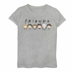 Licensed Character Girls 7-16 Friends Group Shot Cute Cartoon Style Portrait Line Up Graphic Tee Tahi Blue -Licensed Character Shop unnamed file 26490