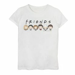 Licensed Character Girls 7-16 Friends Group Shot Cute Cartoon Style Portrait Line Up Graphic Tee Tahi Blue -Licensed Character Shop unnamed file 26491
