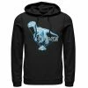 Licensed Character Men's Jurassic World Velociraptor Hologram Title Logo Hoodie Navy -Licensed Character Shop unnamed file 26549