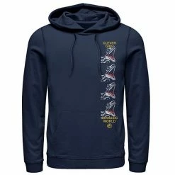 Licensed Character Men's Jurassic World Clever Raptor Head Side Print Hoodie Black -Licensed Character Shop unnamed file 26554