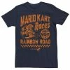 Licensed Character Men's Nintendo Mario Kart Rainbow Road Vintage Tee Navy Heather -Licensed Character Shop unnamed file 2661