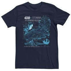 Licensed Character Men's Star Wars Rey Millennium Falcon Tee Charcoal -Licensed Character Shop unnamed file 26648