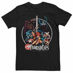 Licensed Character Men's ThunderCats Group Shot Vintage Circle Tee