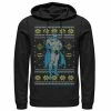 Licensed Character Men's DC Comics Batman Power Stance Christmas Sweater Style Hoodie Black -Licensed Character Shop unnamed file 26670