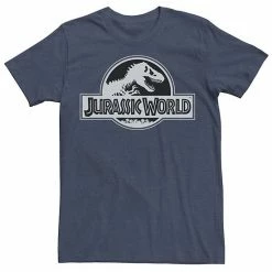 Licensed Character Men's Jurassic World Classic Coin Logo Tee Navy Heather -Licensed Character Shop unnamed file 26699