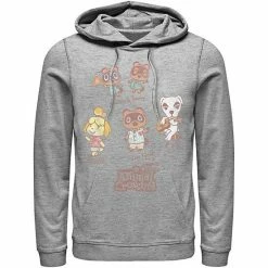 Licensed Character Men's Nintendo Character Textbook Group Shot Text Hoodie Navy -Licensed Character Shop unnamed file 26708