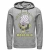 Licensed Character Men's Cartoon Network Mojo Intro "I Am Bad, I Am Evil, I Am... MOJOJOJO" Hoodie Athletic Heather -Licensed Character Shop unnamed file 26709