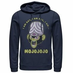 Licensed Character Men's Cartoon Network Mojo Intro "I Am Bad, I Am Evil, I Am... MOJOJOJO" Hoodie Athletic Heather -Licensed Character Shop unnamed file 26710