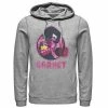 Licensed Character Men's Cartoon Network Steven Universe Garnet Circle Portrait Hoodie Navy -Licensed Character Shop unnamed file 26713