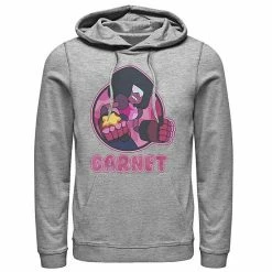 Licensed Character Men's Cartoon Network Steven Universe Garnet Circle Portrait Hoodie Navy -Licensed Character Shop unnamed file 26715