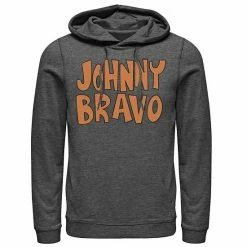 Licensed Character Men's Cartoon Network Johnny Bravo Logo Hoodie Navy -Licensed Character Shop unnamed file 26719