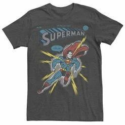 Licensed Character Men's DC Comics Superman Electrified Tee Navy -Licensed Character Shop unnamed file 26734