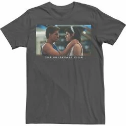 Licensed Character Men's The Breakfast Club Breakfast Club Love Photo Real Tee Charcoal -Licensed Character Shop unnamed file 26760