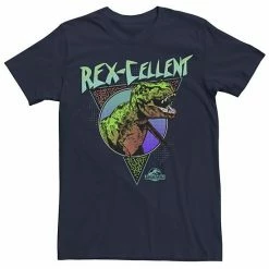 Licensed Character Men's Jurassic World Rex-Cellent Retro Colors Graphic Tee Royal -Licensed Character Shop unnamed file 26796