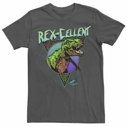 Licensed Character Men's Jurassic World Rex-Cellent Retro Colors Graphic Tee Royal -Licensed Character Shop unnamed file 26798