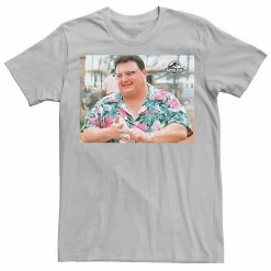 Licensed Character Men's Jurassic Park Dennis Nedry Photoreal Graphic Tee Silver -Licensed Character Shop unnamed file 26801