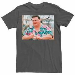 Licensed Character Men's Jurassic Park Dennis Nedry Photoreal Graphic Tee Silver -Licensed Character Shop unnamed file 26803