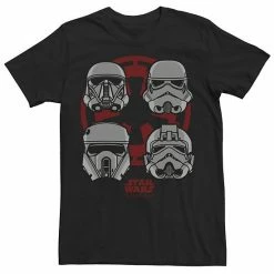Licensed Character Men's Star Wars Rogue One Stormtrooper Helmet Empire Logo Tee Charcoal Heather -Licensed Character Shop unnamed file 26810