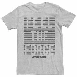 Licensed Character Men's Star Wars "Feel The Force" Tee Athletic Heather -Licensed Character Shop unnamed file 26819
