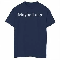 Licensed Character Boys 8-20 Fifth Sun Maybe Later V3 Graphic Tee Charcoal Heather -Licensed Character Shop unnamed file 26834