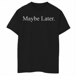 Licensed Character Boys 8-20 Fifth Sun Maybe Later V3 Graphic Tee Charcoal Heather -Licensed Character Shop unnamed file 26835