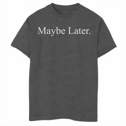 Licensed Character Boys 8-20 Fifth Sun Maybe Later V3 Graphic Tee Charcoal Heather -Licensed Character Shop unnamed file 26836